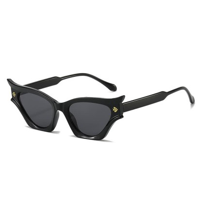 Spykay™ SG61017 Retro Cat-Eye Fashion Sunglasses - Black - image 8