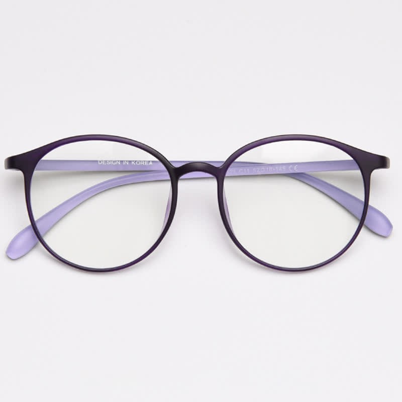 Spykay™ EG26865 Large Round Frame Anti-blue Light Simple Classic Lightweight Glasses  - image 20