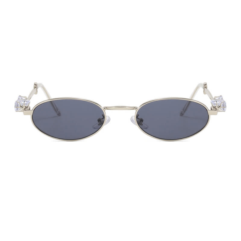 Spykay™ SG60703 Oval Frames Rhinestone-Embellished Sunglasses