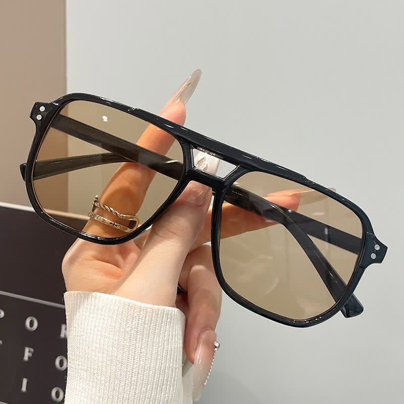 Spykay™ SG60735 Vintage Double Bridges Tinted Aviator Sunglasses - image 28