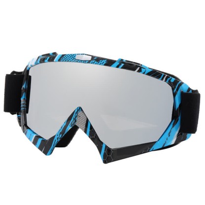 Spykay™ SG61023 Fit Over Glasses Unisex-Adult Anti Wind Ski Goggles for Outdoor Activities - Blue/Silver - image 15