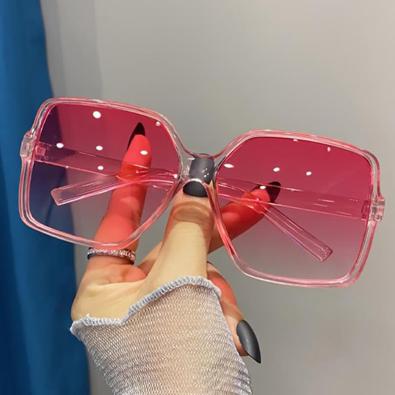 Spykay™ SG60750 Square Frame Vintage Oversized Sunglasses - Pink - image 26