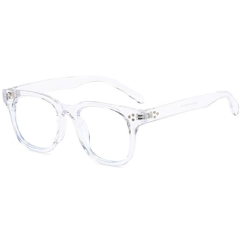 Spykay™ EG26914 Unsiex Classic Square Frame Fashion Anti-blue Light Glasses - Clear - image 3