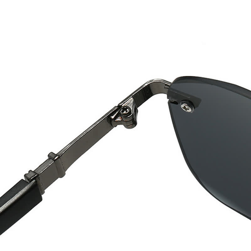 Spykay™ SG61004 Classic Square Frame Rimless Retro Sunglasses For Fishing - image 12