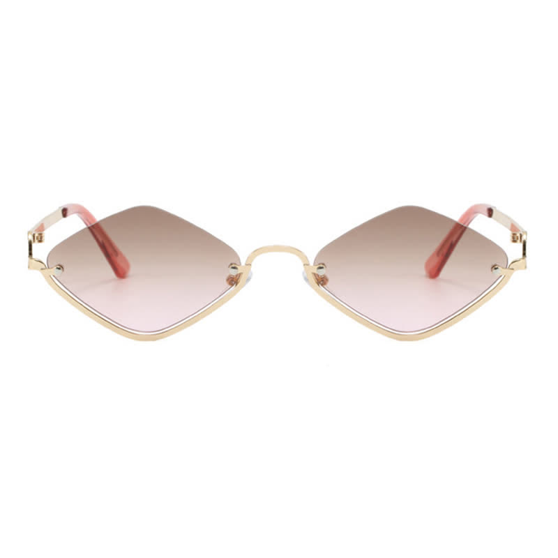 Spykay™ SG60868 Semi-Rimless Rhombus Small Frame Sunglasses - image 20