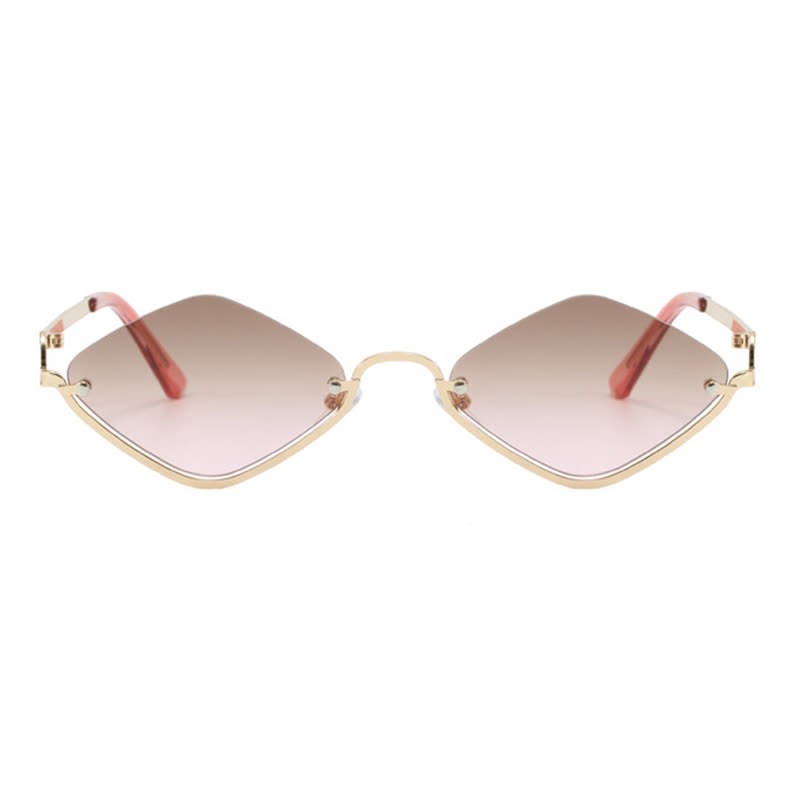 Spykay™ SG60868 Semi-Rimless Rhombus Small Frame Sunglasses - image 20