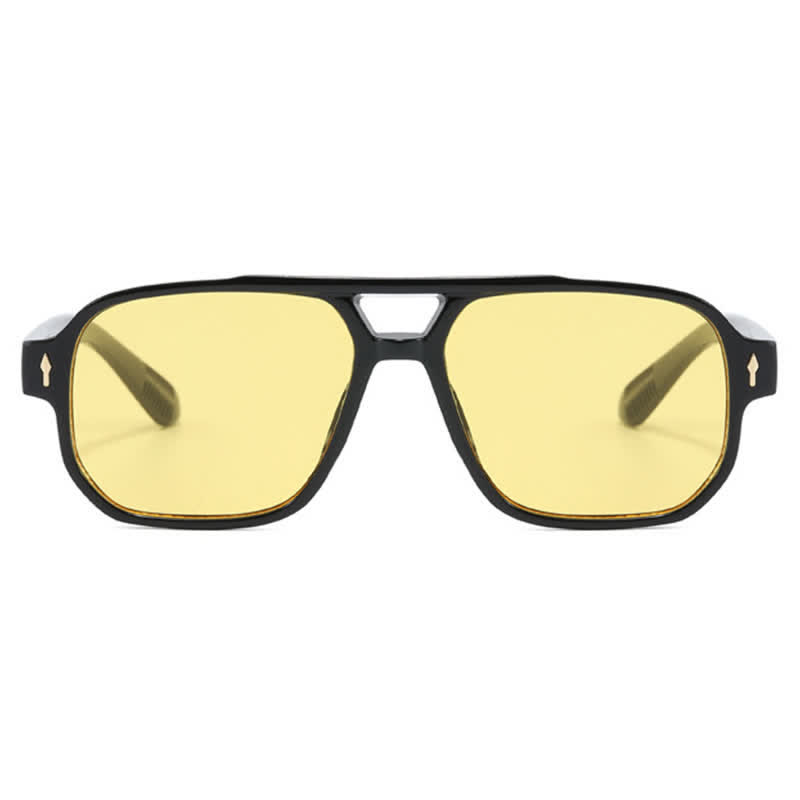 Spykay™ SG60754 Square Frame Double Bridges Vintage Sunglasses - image 10