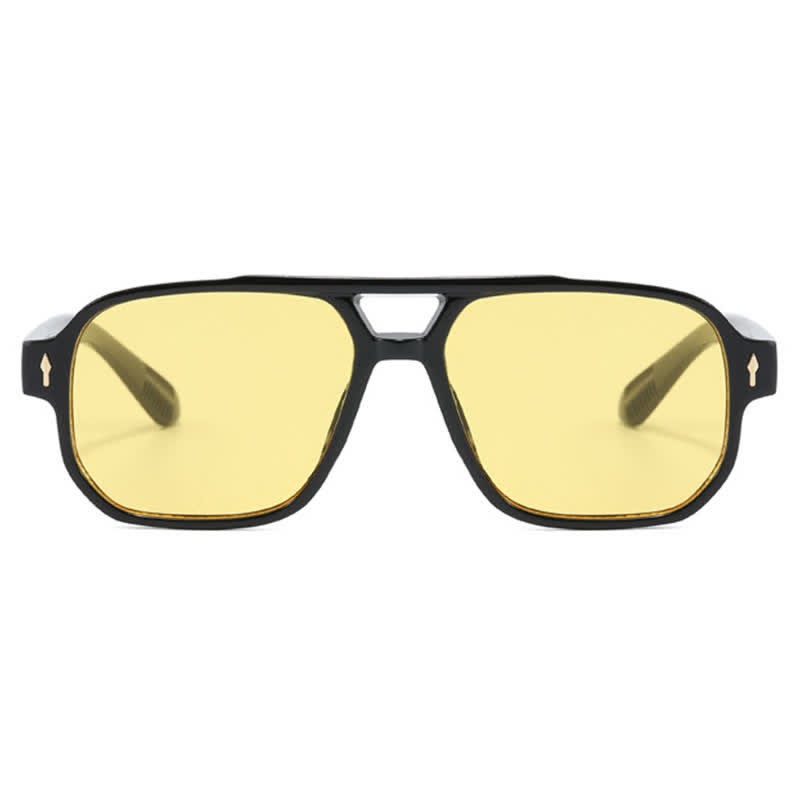 Spykay™ SG60754 Square Frame Double Bridges Vintage Sunglasses - image 10