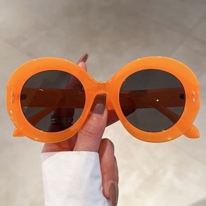 Spykay™ SG60923 Simple Oversized Round Frame Trendy Sunglasses - image 9