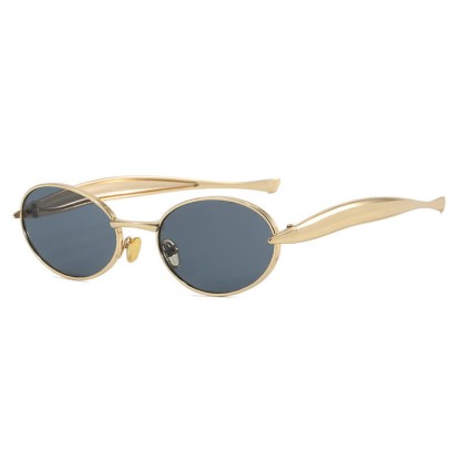 Spykay™ SG61050 Unisex Vintage Oval Frame Sunglasses - image 2