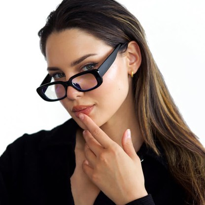 Spykay™ EG26859 Rectangle Small Thick Frame Vintage Glasses - image 5