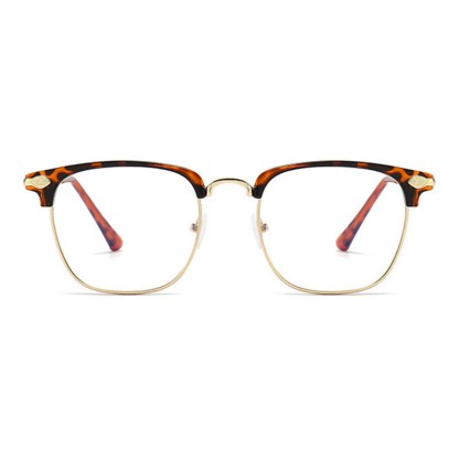 Spykay™ EG26834 Semi-Rimless Unisex Retro Square Frame Anti-blue Light Browline Glasses - image 10
