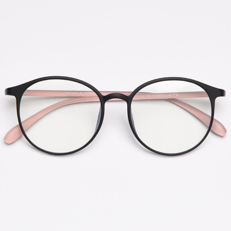 Spykay™ EG26865 Large Round Frame Anti-blue Light Simple Classic Lightweight Glasses  - image 14