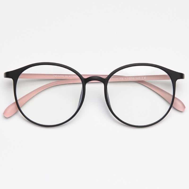 Spykay™ EG26865 Large Round Frame Anti-blue Light Simple Classic Lightweight Glasses  - image 14