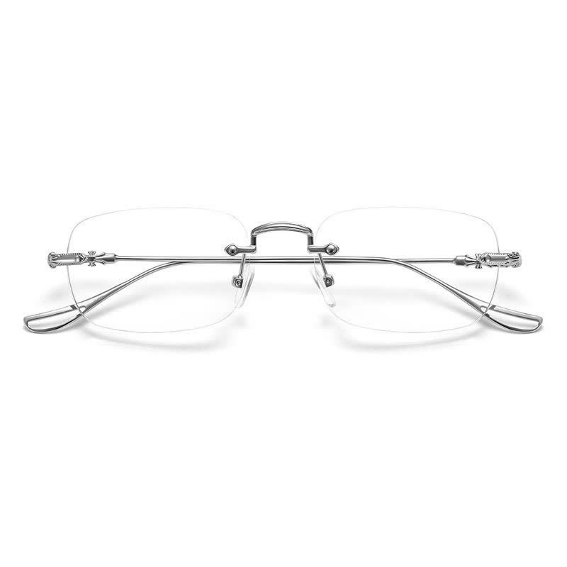 Spykay™ EG26748 Unisex Rimless Metal Frame Simple Anti-blue Light Glasses - image 8
