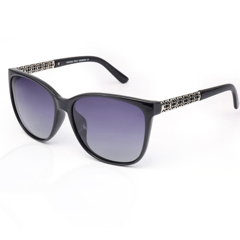 Spykay™ SG60933 Cat-Eye Frame Hipster Polarized Sunglasses - Black - image 4