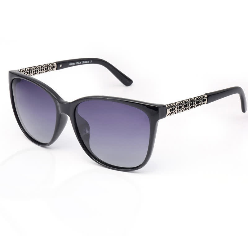 Spykay™ SG60933 Cat-Eye Frame Hipster Polarized Sunglasses - Black - image 4