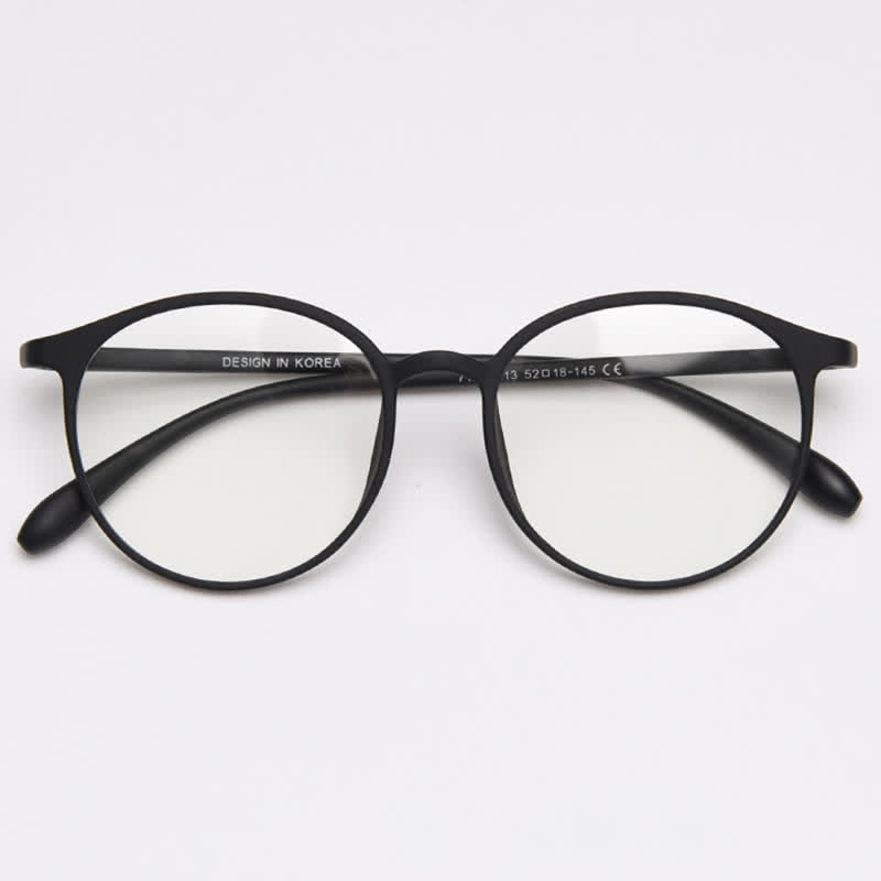 Spykay™ EG26865 Large Round Frame Anti-blue Light Simple Classic Lightweight Glasses  - image 22
