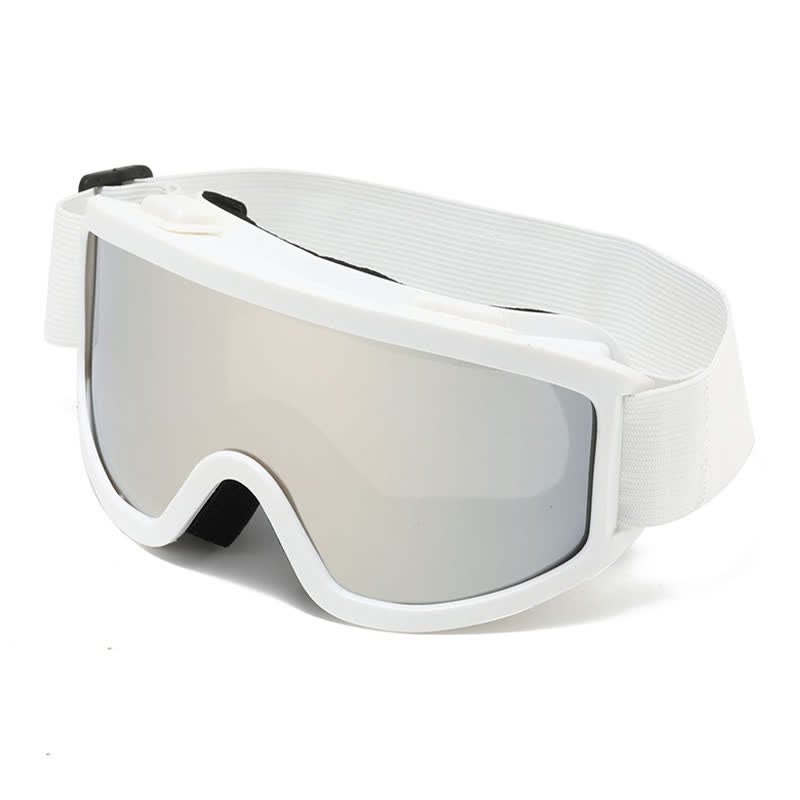 Spykay™ SG61045 Winter Unisex Windproof Motorcycle Goggle, Ski Goggles For Outdoor Activities - White/Silver - image 21