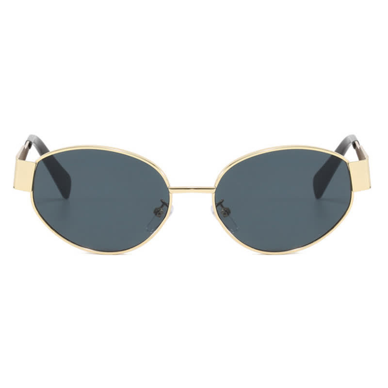 Spykay™ SG60707 Oval Frames Metal Temples Retro-Vinatge Sunglasses - image 3