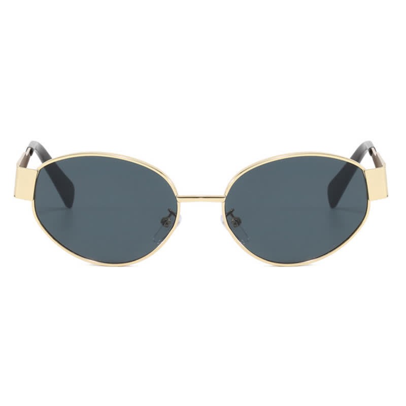 Spykay™ SG60707 Oval Frames Metal Temples Retro-Vinatge Sunglasses - image 3
