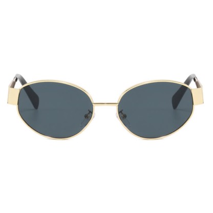 Spykay™ SG60707 Oval Frames Metal Temples Retro-Vinatge Sunglasses - image 3