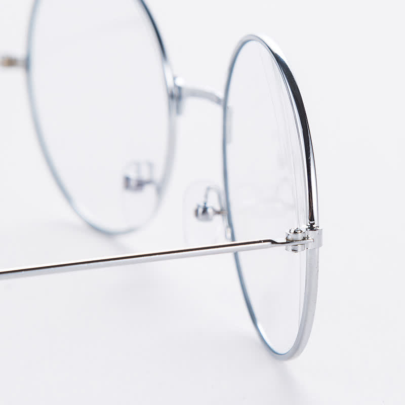 Spykay™ EG26874 Retro Round Frame Metal Anti-blue Light Glasses for Women Men - image 14