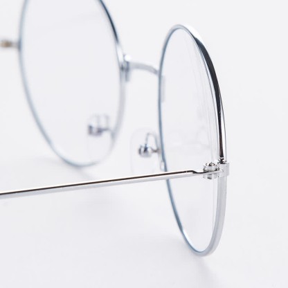 Spykay™ EG26874 Retro Round Frame Metal Anti-blue Light Glasses for Women Men - image 14