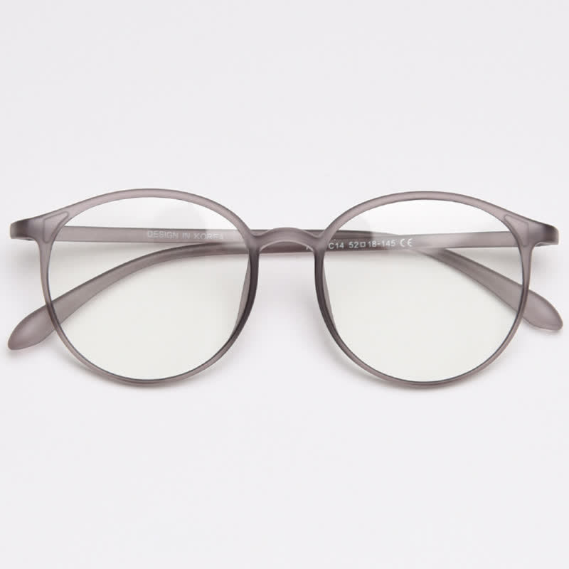 Spykay™ EG26865 Large Round Frame Anti-blue Light Simple Classic Lightweight Glasses  - image 24