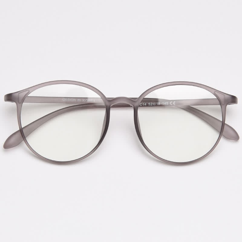 Spykay™ EG26865 Large Round Frame Anti-blue Light Simple Classic Lightweight Glasses  - image 24