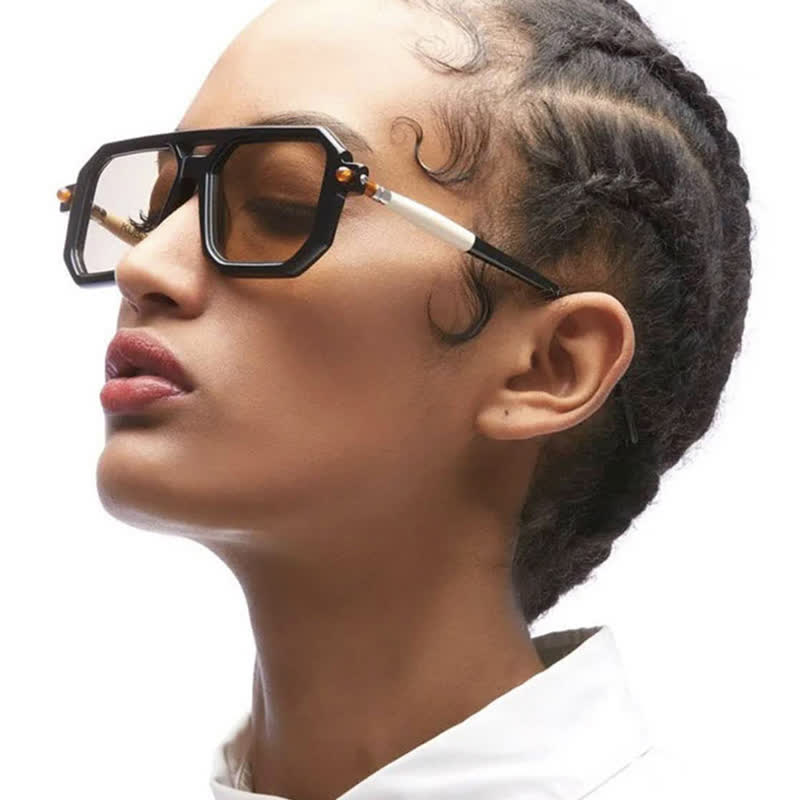 Spykay™ SG60869 Double Bridges Square Frame Sunglasses - image 11