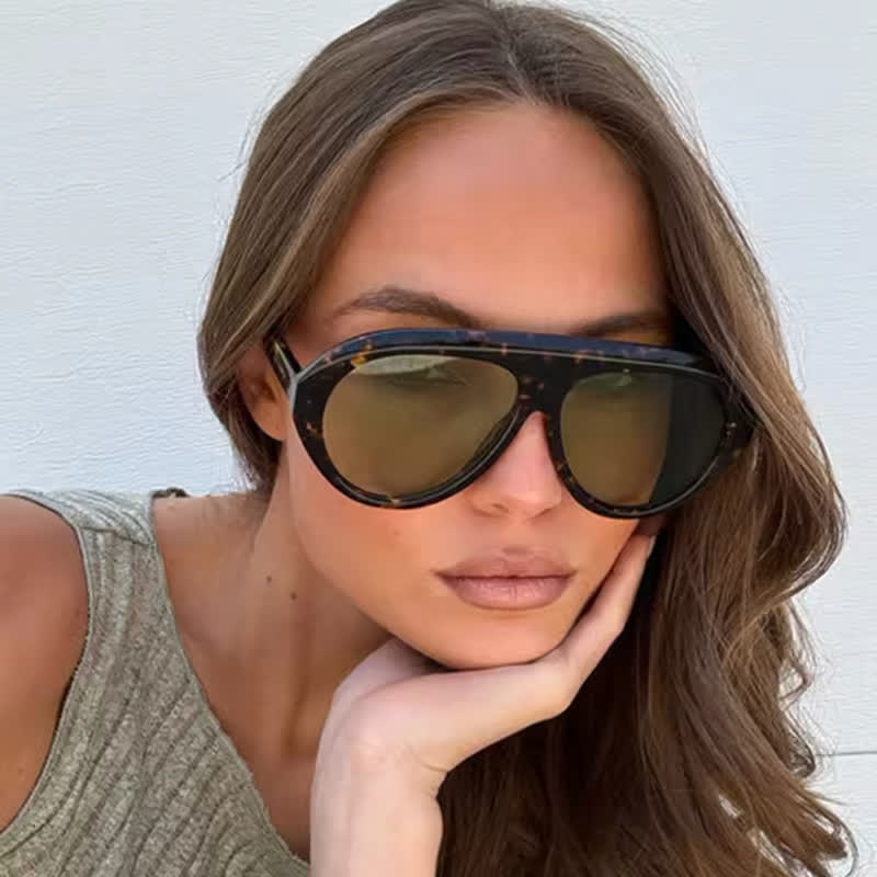 Spykay™ SG60857 Hipster Oversized Frame Aviator Sunglasses - image 43