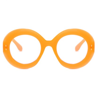 Spykay™ EG26784 Simple Oversized Round Frame Anti-blue Light Trendy Glasses