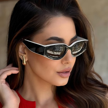 Spykay™ SG60758 Colorblock Cat-Eye Sunglasses