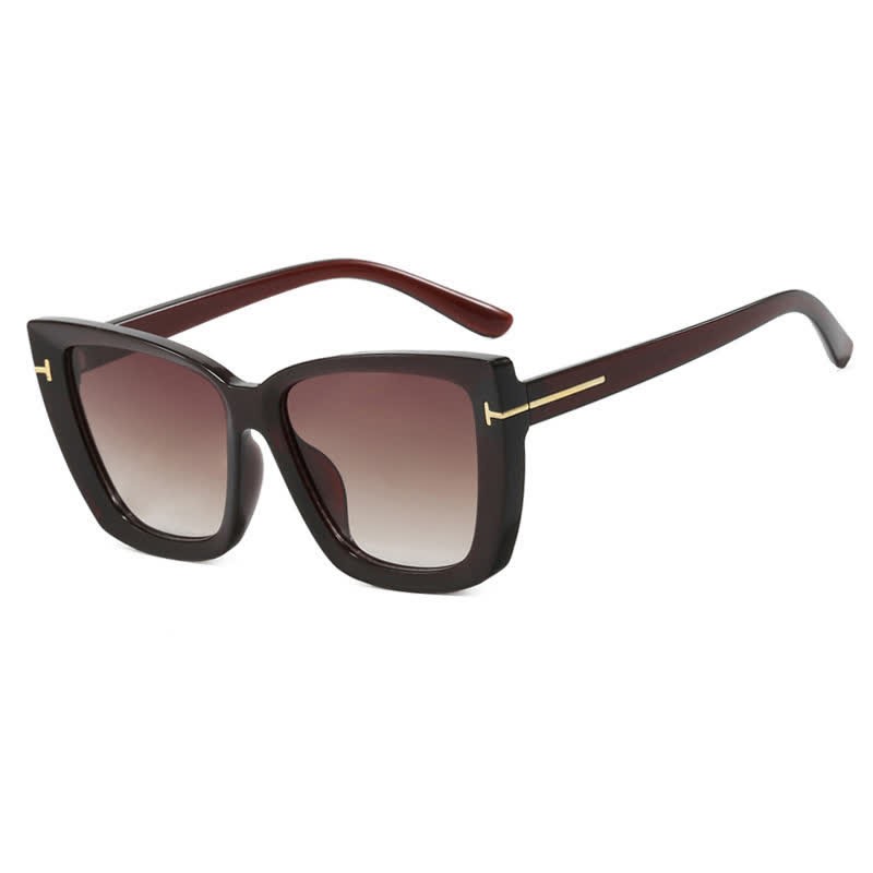 Spykay™ SG60753 'T' Design Square Frame Oversized Sunglasses