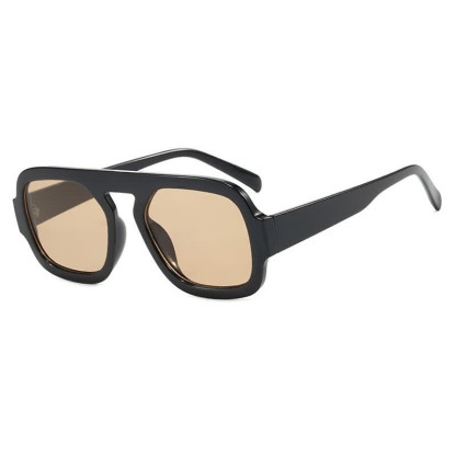 Spykay™ SG60722 Square Frame Leopard Print Cycling Aviator Sunglasses - image 24
