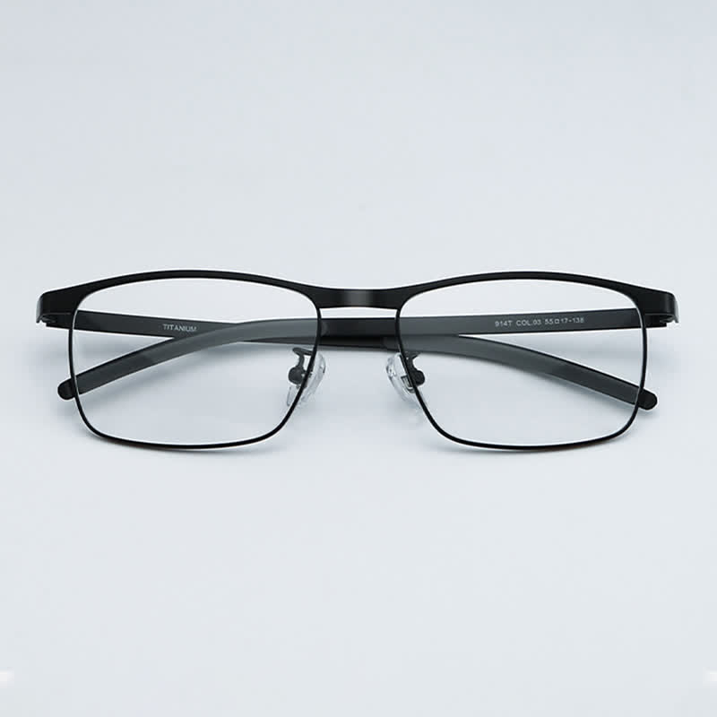 Spykay™ EG26852 Rectangle Titanium Frame Anti-blue Light Classic Glasses - image 11