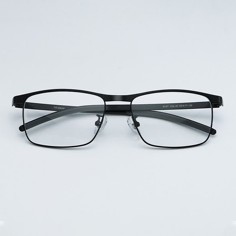 Spykay™ EG26852 Rectangle Titanium Frame Anti-blue Light Classic Glasses - image 11