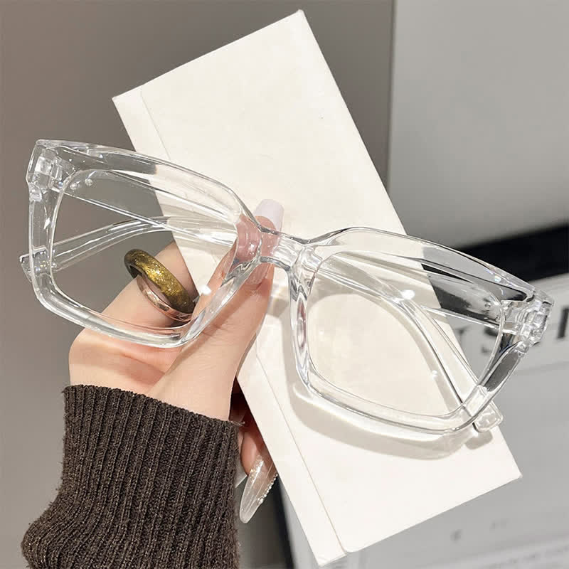 Spykay™ EG26741 Simple Anti-blue Light Square Frame Stylish Glasses - Clear - image 8