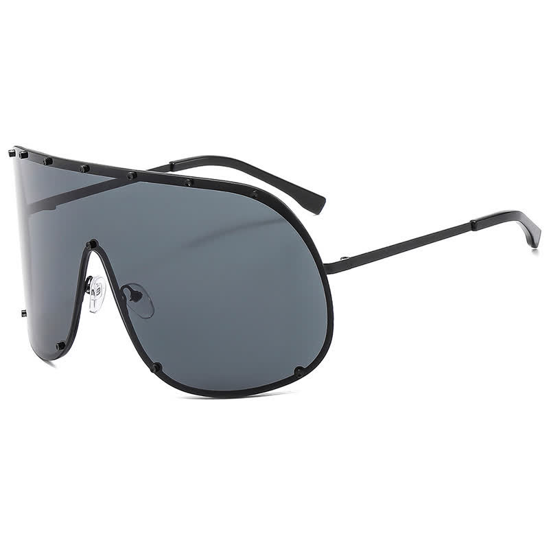 Spykay™ SG60757 Unisex Hipster One-piece Polarized Aviator Sunglasses - image 11
