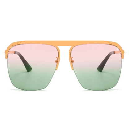 Spykay™ SG60864 Square Frame Semi-Rimless Oversized Sunglasses - image 4