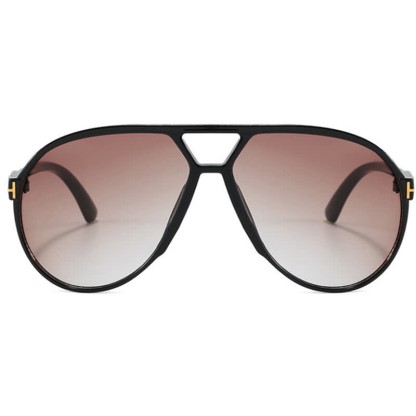 Spykay™ SG60858 Double Bridges 'T' Design Oversized Frame Hipster Aviator Sunglasses