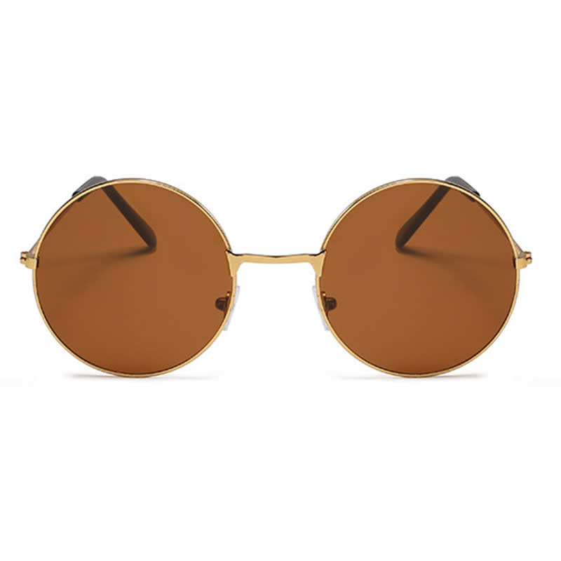 Spykay™ SG61008 Retro Round Frame Metal Sunglasses for Women Men - image 11