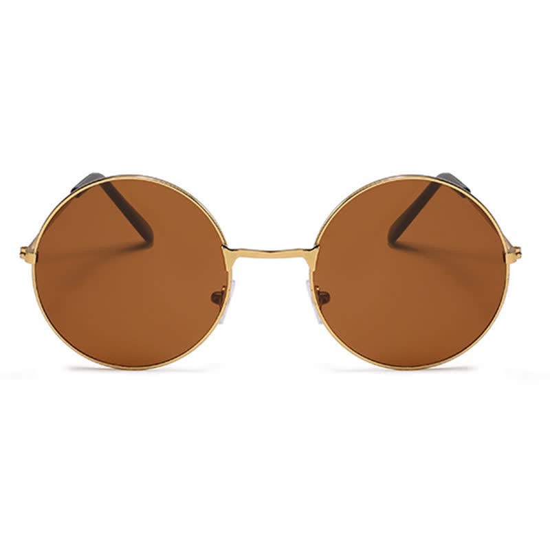 Spykay™ SG61008 Retro Round Frame Metal Sunglasses for Women Men - image 11