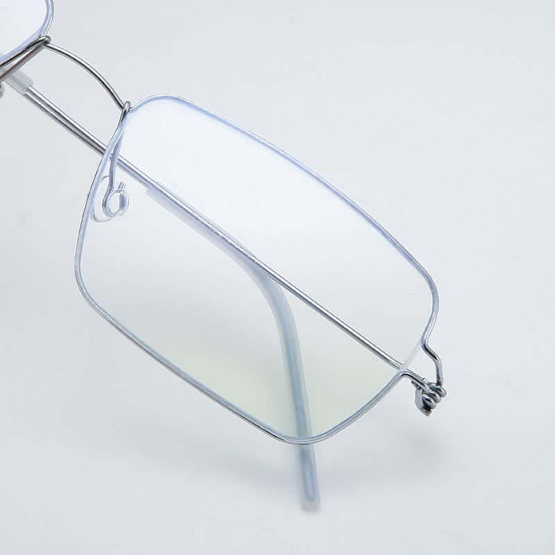 Spykay™ EG26905 Retro Simple Rectangle Frame Anti-blue Light Hipster Glasses - image 9