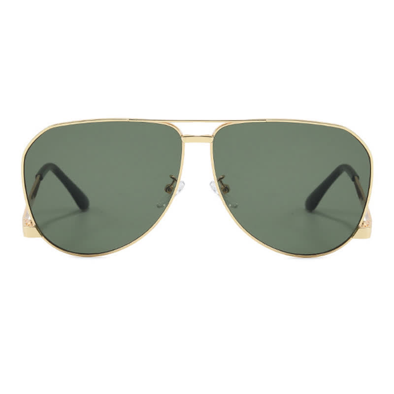 Spykay™ SG60761 Double Bridges Metal Temples Aviator Sunglasses - image 14