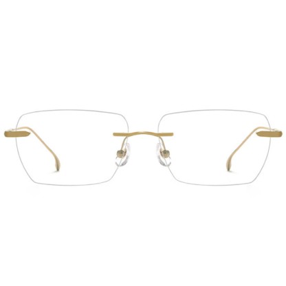 Spykay™ EG26902 Retro Rectangle Frame Anti-blue Light Hipster Rimless Glasses - image 6