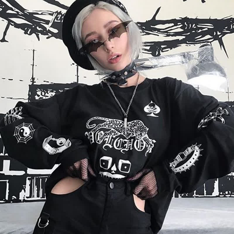 Spykay™ SG60992 Halloween Rimless Devil Vampire Bat Wing Sunglasses for Women Men - image 9