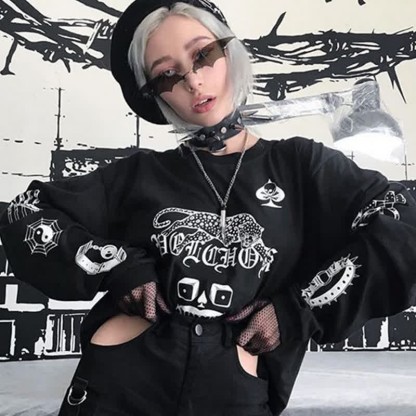 Spykay™ SG60992 Halloween Rimless Devil Vampire Bat Wing Sunglasses for Women Men - image 9