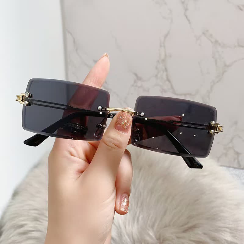 Spykay™ SG60744 Rimless Rectangle Frame Fashion Sunglasses - image 6